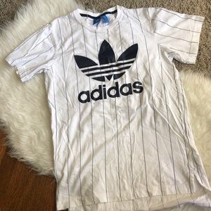 Adidas stripped T-shirt dress